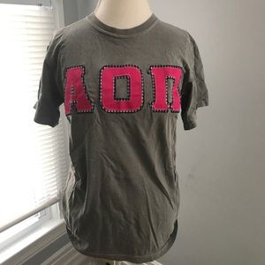 Alpha Omicron Pi Comfort Colors T Shirt